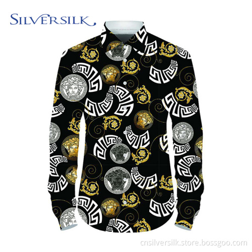 Custom design printed long sleeve shirt